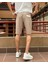 Bel Lastikli-Bağcıklı,regular Fit, Yazlık, Old Money Culture, Keten (Linen), Dokuma Şort 24INP285 4