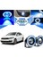 Peugeot Araçlar Için Uyumlu Universal Mercekli LED Angel Sis Farı 89 mm 1