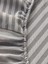 Stripe Çizgili Pamuk Saten Çift Kişilik Lastikli Çarşaf + 2 Adet Yastık Kılıfı 160X200 2