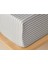 Stripe Çizgili Pamuk Saten Çift Kişilik Lastikli Çarşaf + 2 Adet Yastık Kılıfı 160X200 3