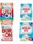 Aqua Bor Renkli 4 kg+ Aqua Bor 4 kg Beyazlar++Boron 4 kg Beyazlar+ Boron 4 kg Renkliler 1