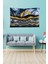 Geometrik Renk Bloklu Leke Tutmaz Kadife Dokulu Kumaş Duvar Örtüsü Duvar Halısı Tapestry 3