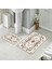 Banyo Halısı Ikili Klozet Takımı Kaymaz Tabanlı (60 cm x 100 cm + 40 cm x 60 cm ) 1