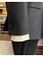 Italyan Stil Slim Fit Simli Kruvaze Ceket Pantolon Damatlık Set Siyah T11568 3