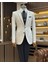 Italyan Stil Slim Fit Mono Yaka Torba Cep Erkek Ceket Gri T11506 1