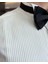 Italyan Stil Slim Fit Ata Yaka Duble Manşet Erkek Gömlek Beyaz T11601 4