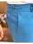 Italyan Stil Slim Fit Bel Detaylı Erkek Pantolon Mavi T11427 2