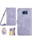 Kart Tutucu ve Uzun Kayış ile Samsung Galaxy S7 Kenar Telefon Kılıfı Için Kılıf (Yurt Dışından) 1