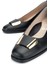 Kadın Hakiki Deri Siyah Comfort Ayakkabı 611 E6169-01 Bn Ayk Y24 Black 3