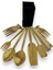 Zeytin Ağacı 8 Parça Set Handmade Ahşap Kaşık Spatula Salata Eli Çatal Kevgir Maşa Kutu 1