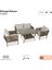 Shangai Deluxe Rattan Bahçe Balkon Mobilyası Küf Rengi 1