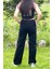 Kız Çocuk Komple Bel Lastikli Bol Paça Rahat Günlük Jean Kot PANTOLON-PNT-0017 5
