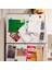 Colorful Magnet Clips Square Magnetic Steel Clips 4 Pack Refrigerator Magnetic Clips (Yurt Dışından) 4