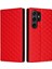 Samsung Galaxy S24 Ultra Pu Deri Manyetik 3D Desen Telefon Kılıfı (Yurt Dışından) 1