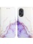 Oppo A38 4g Mermer Desen Pu Deri Telefon Kılıfı (Yurt Dışından) 1