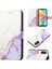 Oppo A38 4g Mermer Desen Pu Deri Telefon Kılıfı (Yurt Dışından) 4