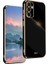 Samsung Galaxy A35 Kılıf Kamera Korumalı Parlak Gold Kenarlı Altın Detaylı Yumuşak Silikon Kapak 1