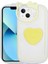 iPhone 13 - Uyumlu Kedi Figürlü Transparan Pop Soketli Zore Ritmik Kapak-Sarı 1