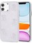 iPhone 11 - Uyumlu Kabartma Figürlü Parlak Zore Eralli Silikon Kapak-Ayı 1