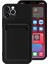 iPhone 12 Pro Max - Uyumlu ​​zore Ofix Kapak-Siyah 1