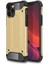 iPhone 12 Pro Max - Uyumlu Zore Crash Silikon Kapak-Gold 1