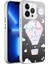 iPhone 13 Pro Max - Uyumlu Desenli Zore Silver Sert Kapak-Balon 1