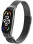 Xiaomi Mi Band 7 Uyumlu Krd-01 Metal Kordon Zore Siyah 1