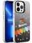 iPhone 13 Pro Max - Uyumlu Desenli Zore Silver Sert Kapak-Kalp 1
