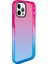 iPhone 13 Pro Max - Uyumlu Zore Renkli Punto Kapak-Pembe-Mavi 3
