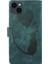 IPhone 13 Için Kılıf Mini Kabartmalı Sevimli Kedi Cüzdan Kılıf Flip Folio Kart (Yurt Dışından) 5