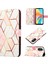 Oppo A38 4g Kickstand Mermer Desen Pu Deri Cüzdan Için Kılıf (Yurt Dışından) 1