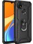 Oppo A15S Kılıf Vega Tank Standlı Yüzüklü Mıknatıslı Siyah 1