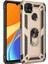 Oppo A15S Kılıf Vega Tank Standlı Yüzüklü Mıknatıslı Gold 1