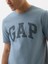 Erkek Mavi Gap Logo T-Shirt 3