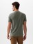 Erkek Gri Gap Grafikli T-Shirt 2