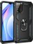 Xiaomi Redmi 9t Kılıf Tank Standlı Yüzüklü Mıknatıslı Siyah 1