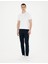 Erkek Lacivert Slim Fit Kanvas Pantolon 50289196-VR033 1
