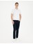 Erkek Lacivert Slim Fit Kanvas Pantolon 50289196-VR033 3