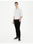 Erkek Siyah Slim Fit Kanvas Pantolon 50289194-VR046 3