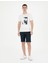 Erkek Ekru Slim Fit Tişört 50280942-VR019 4