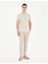 Erkek Bej Slim Fit Keten Karışımlı Kanvas Pantolon 50284261-VR011 3
