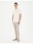 Erkek Bej Slim Fit Kanvas Pantolon 50289194-VR011 3
