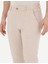 Erkek Bej Slim Fit Keten Karışımlı Kanvas Pantolon 50284261-VR011 6