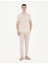 Erkek Bej Slim Fit Basic Tişört 50288156-VR011 4