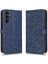 Samsung Galaxy A14 5g Için Geometrik Desen Manyetik Toka Deri (Yurt Dışından) 1