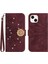 Iphone 15 Için Kılıf Artı Telefon Kılıfı Darbeye Tpu Kabuk Pu Deri Flip (Yurt Dışından) 1