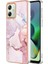 Motorola Moto G54 Tpu Koruma Mermer Desen Yumuşak Telefon Kılıfı (Yurt Dışından) 1