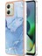 Motorola Moto G54 Mermer Silikon Tpu Uyumlu Telefon Kılıfı (Yurt Dışından) 1