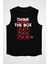 Think Outside Box Siyah Unisex Kolsuz Kesik Kol T-Shirt 1