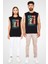 Özgürlük Heykeli Siyah Unisex Kolsuz Kesik Kol T-Shirt 2
